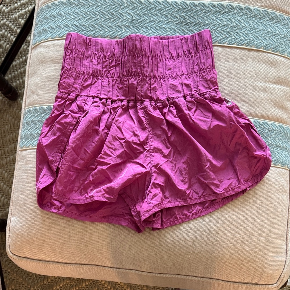 FP Movement by Free People High Waist Fuchsia Shorts